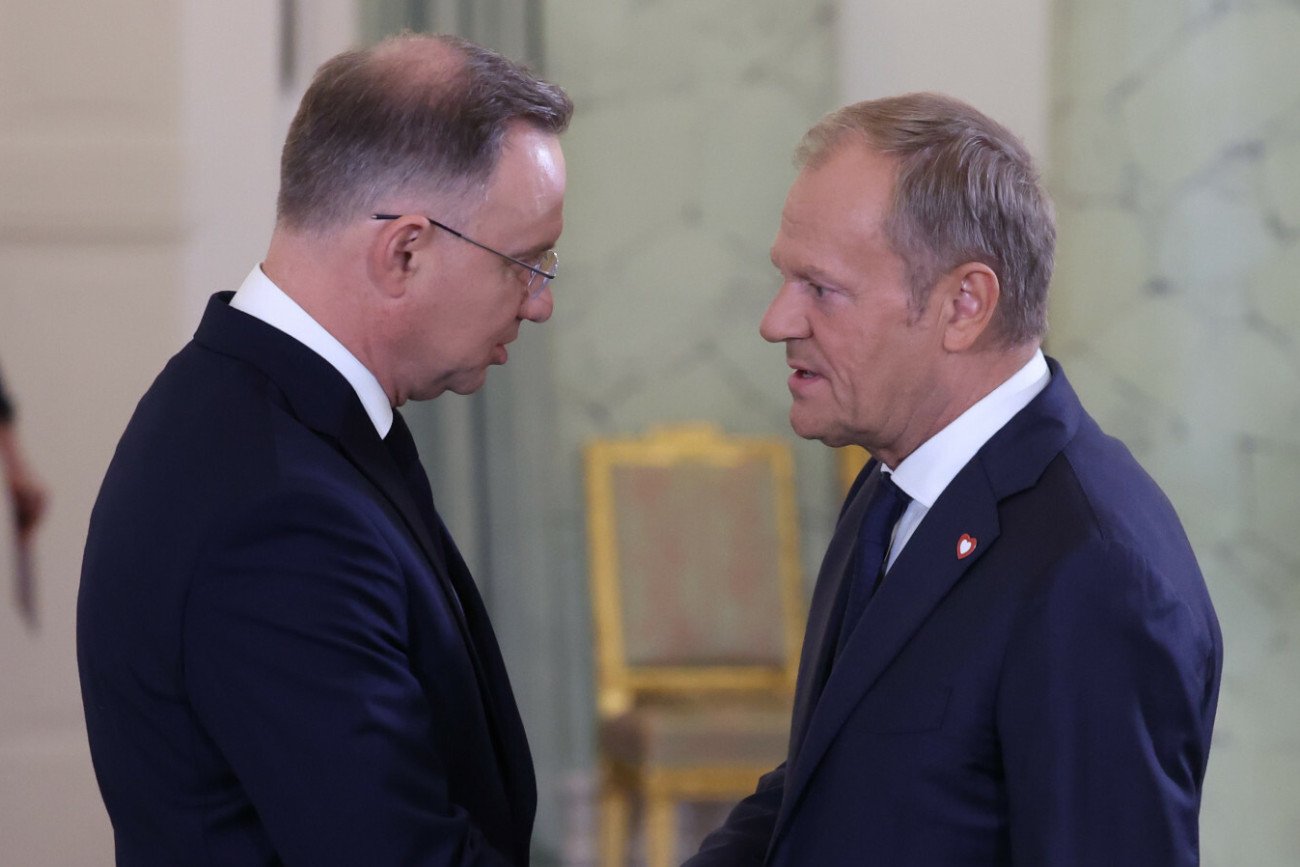 Andrzej Duda i Donald Tusk