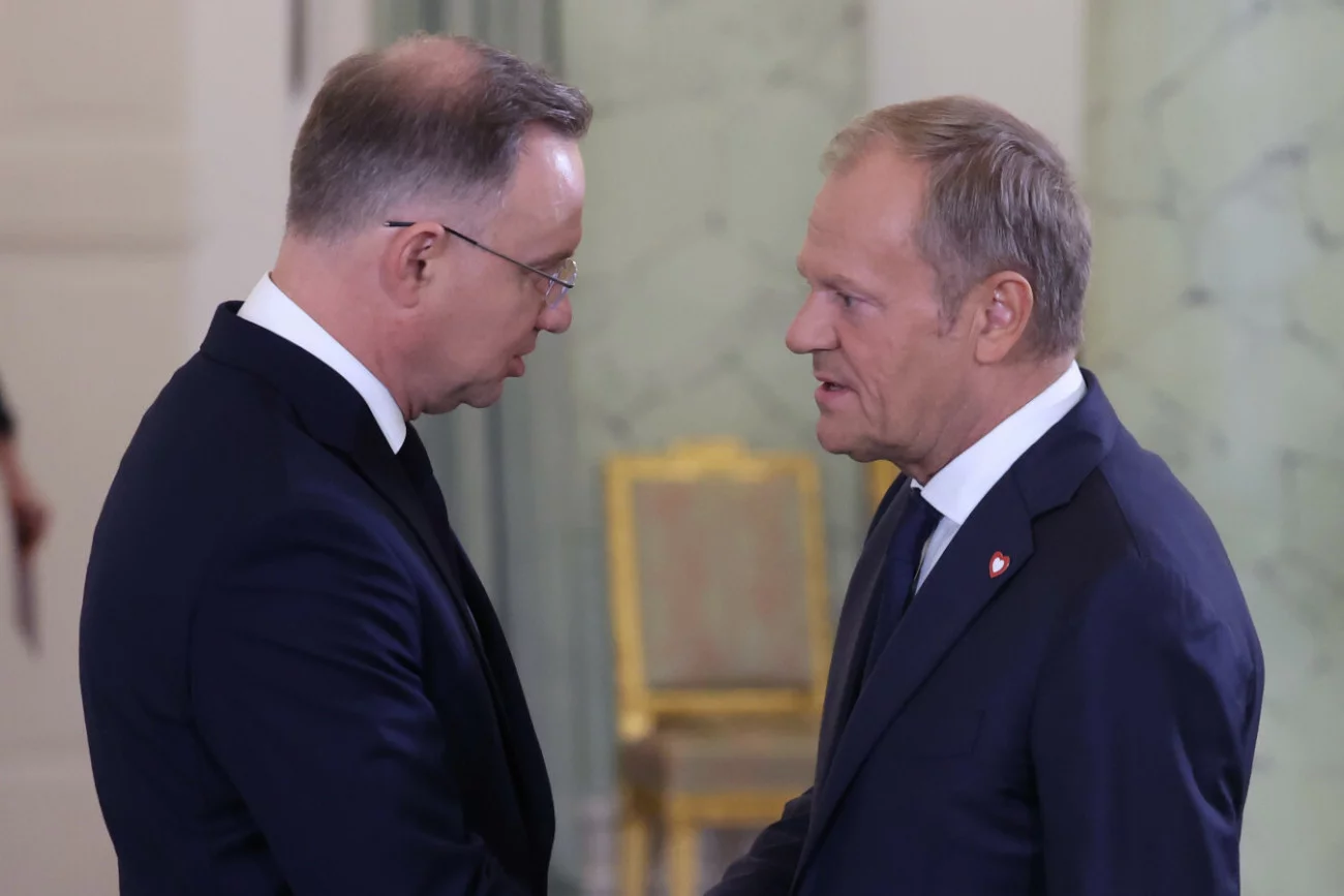 Andrzej Duda i Donald Tusk