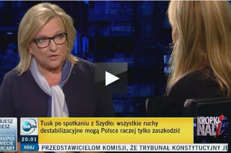 Monika Olejnik była gościem Beaty Kempy. "Jak mam prowadzić wywiad, jeśli pani nie odpowiada na pytania?"