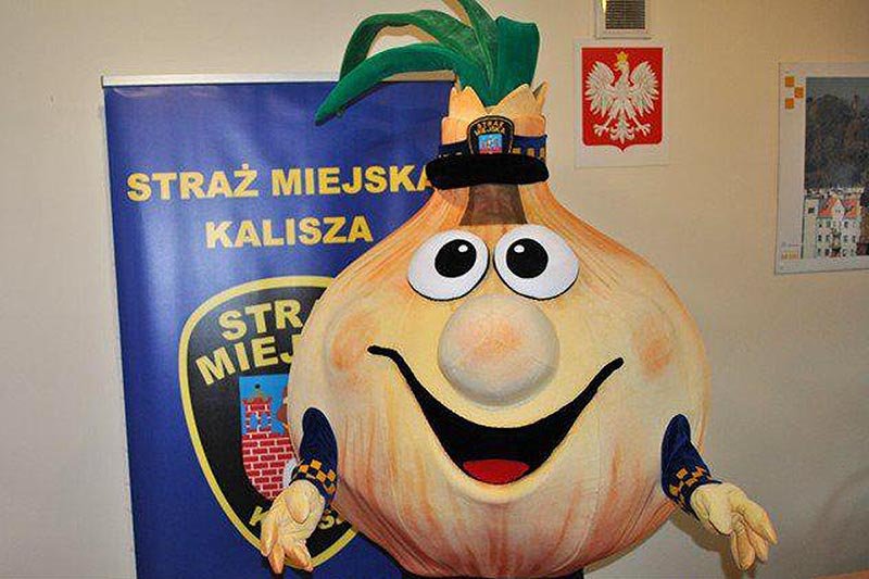 Sierżant Cebulek jest nową maskotką Straży Miejskiej w Kaliszu. Cebula najlepiej oddaje pracę strażników?