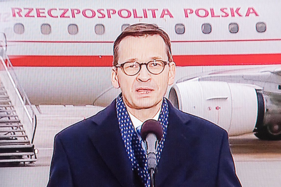 Pomimo chaosu w wieży, samolot z Morawieckim na pokładzie odleciał do Strasburga.