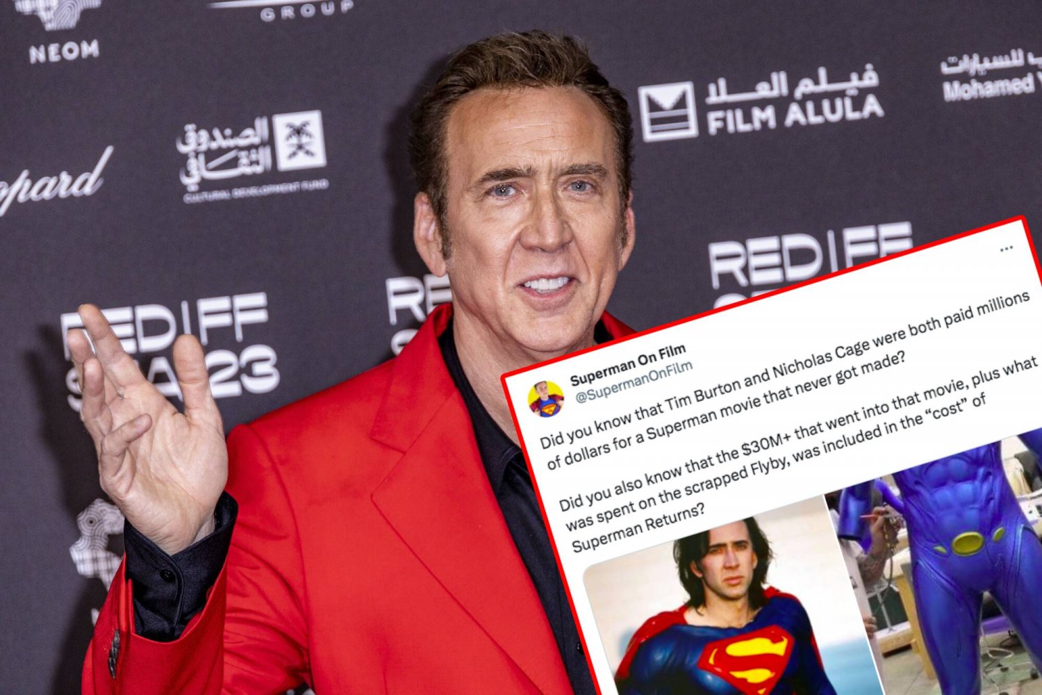 W sieci można znaleźć zdjęcia i nagrania z przygotowań do filmu "Superman Lives", który wycofano z produkcji.