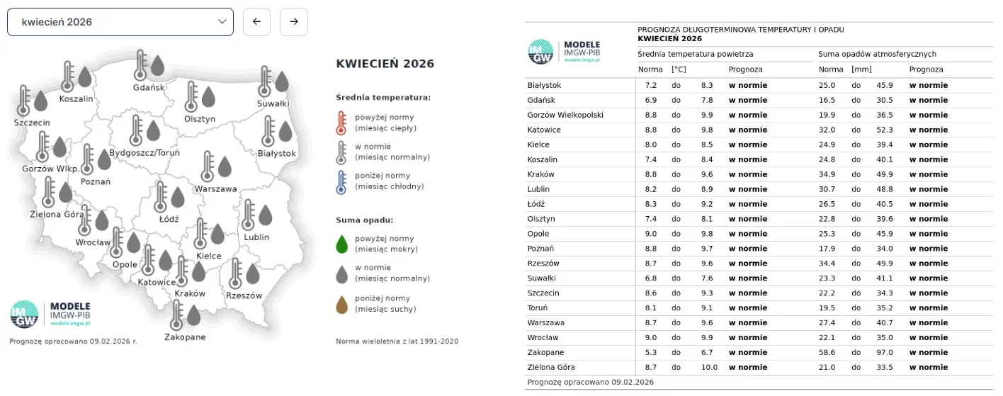 Pierwsza prognoza pogody na kwiecień. Ale nagły zwrot nastąpi dużo wcześniej