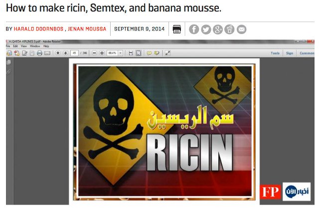 Laptop Muhammeda S. zawierał m.in. instrukcję pokazująca, jak wytwarzać rycynę