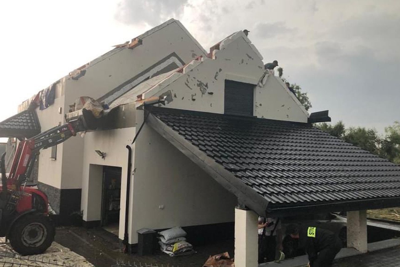 24 czerwca w cześć Sądecczyzny uderzyła potężna trąba powietrzna.