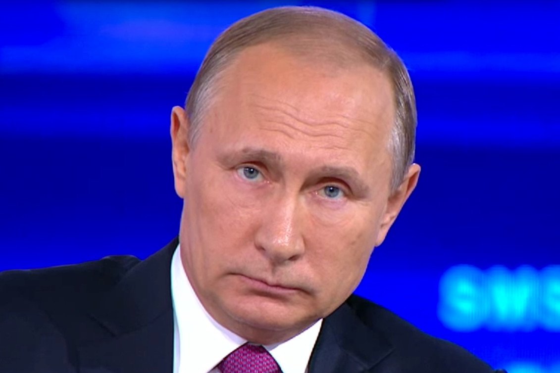 Prezydent Rosji odpowiadał dzisiaj w telewizji na pytania obywateli.