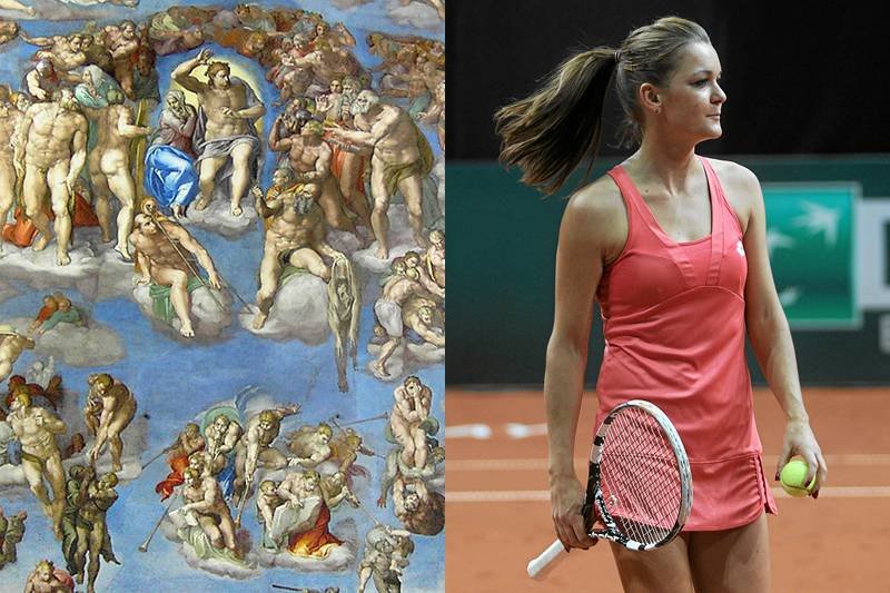 Wedle niektórych osób oburzenie katolików na Radwańską jest obłudne, bo sztuka sakralna od zawsze pokazywała nagość.