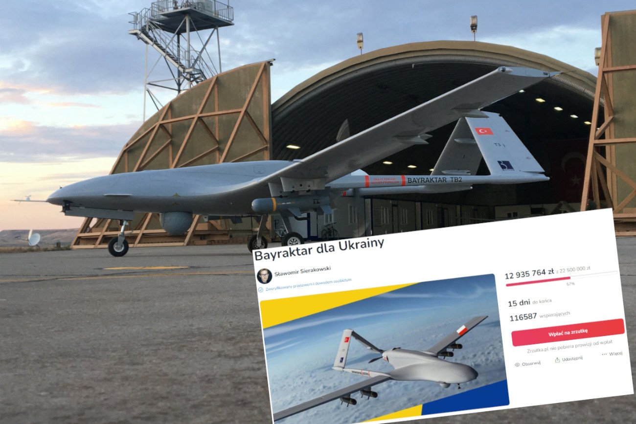 Gen. Stanisław Koziej popiera zbiórkę na Bayraktara dla Ukrainy. Jego zdaniem kupno nawet jednego drona ma sens.