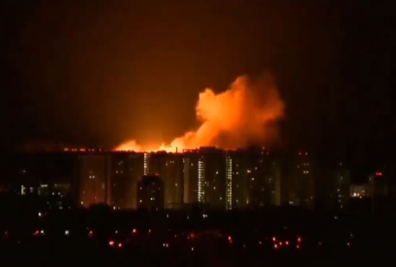 Kolejny nalot na Kijów. W mediach nagrania z eksplozji