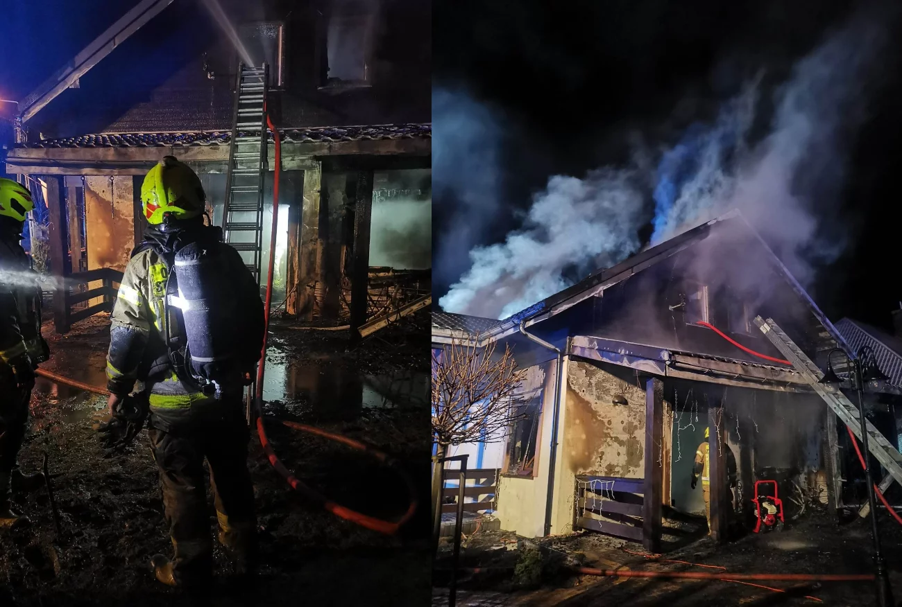 Nowe fakty ws. pożaru w Choroszczy. W tle niebieska karta i zapalniczka.