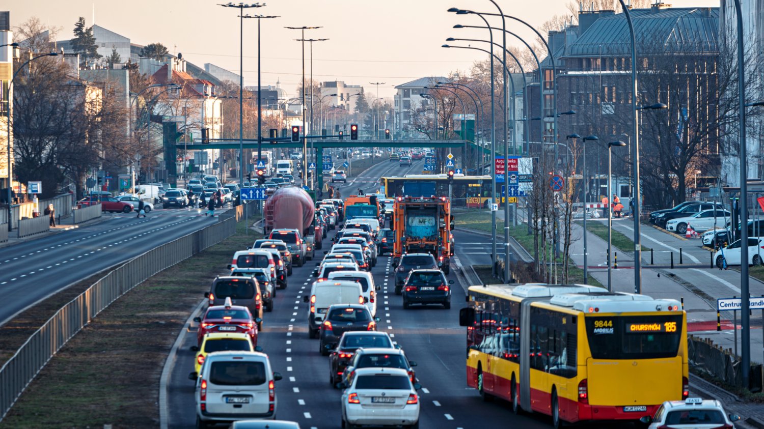 Warszawa, korek