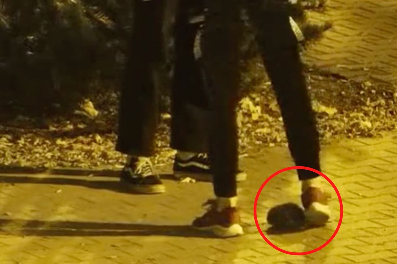 Nagranie z monitoringu.