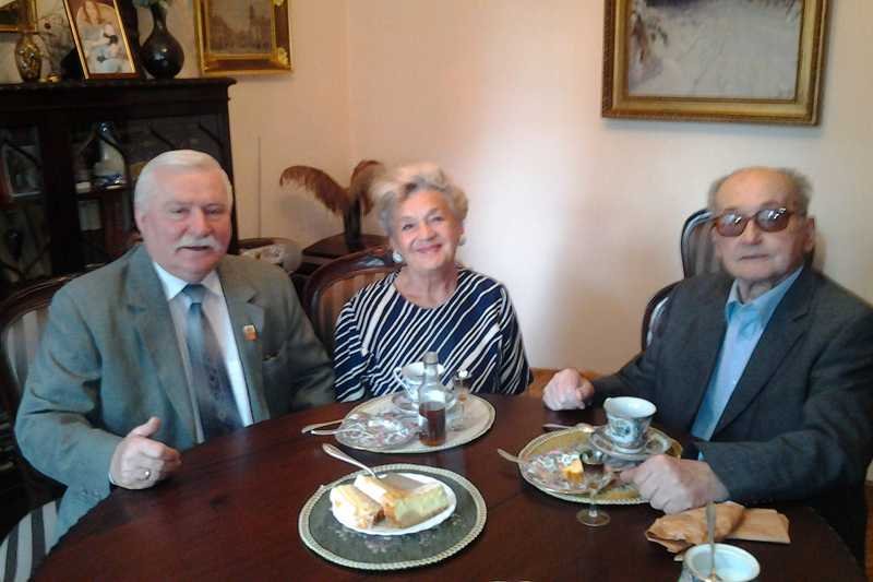 Lech Wałęsa u Wojciecha Jaruzelskiego