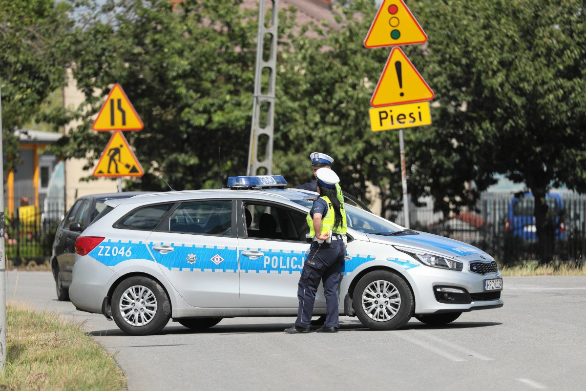 Ożarów Mazowiecki, okolice węzła Konotopa. To tu policja poszukiwała śladu po zaginionym Dawidzie.