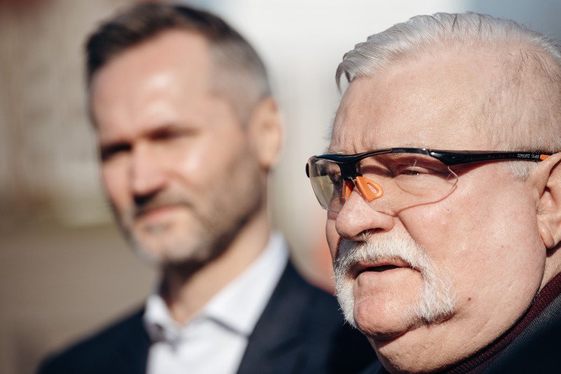 Lech Wałęsa obawia się porażki syna.