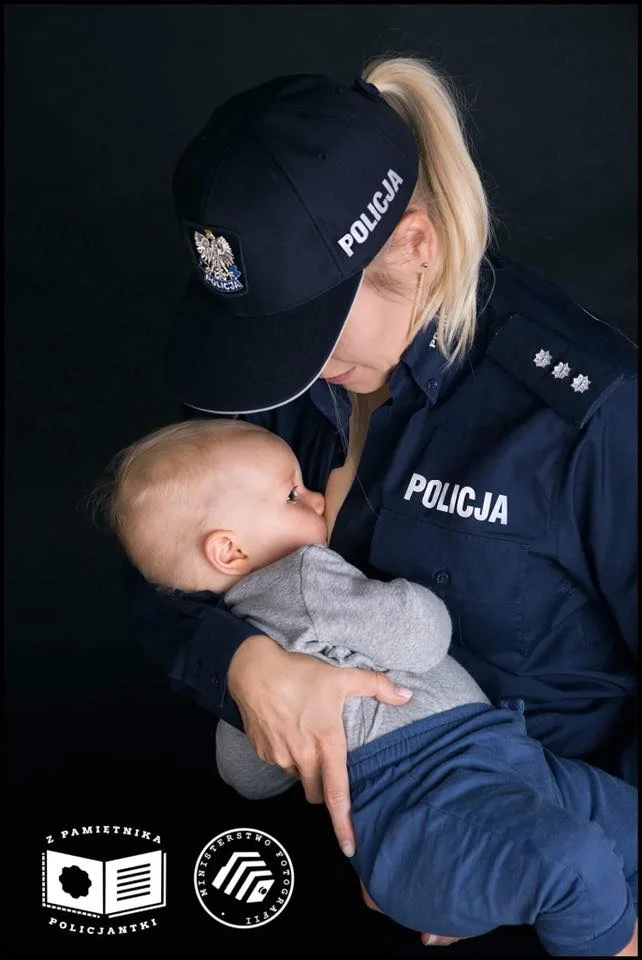 Łączenie służby w Policji z byciem matką to niełatwe zadanie.