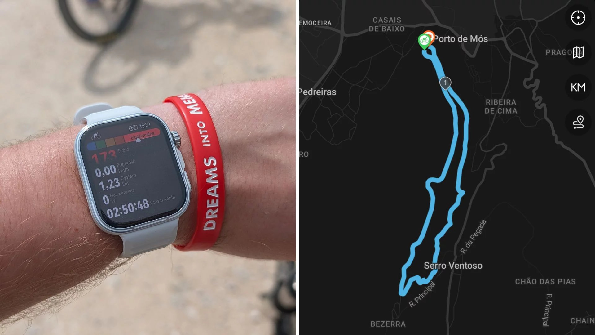 Huawei Watch Fit 5 PRO i zepsuty trening rowerowy