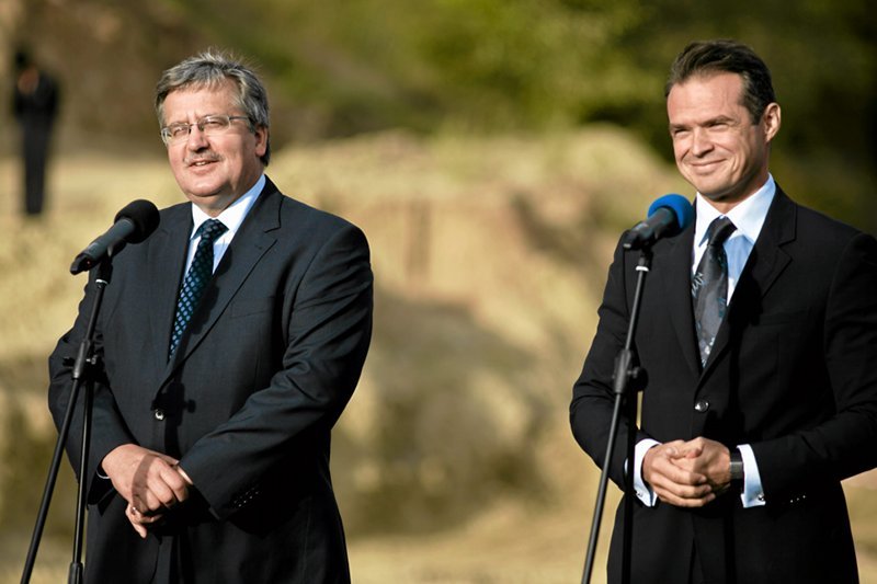 Sławomir Nowak na otwarciu obwodnicy Jarosławia (grudzień 2012)