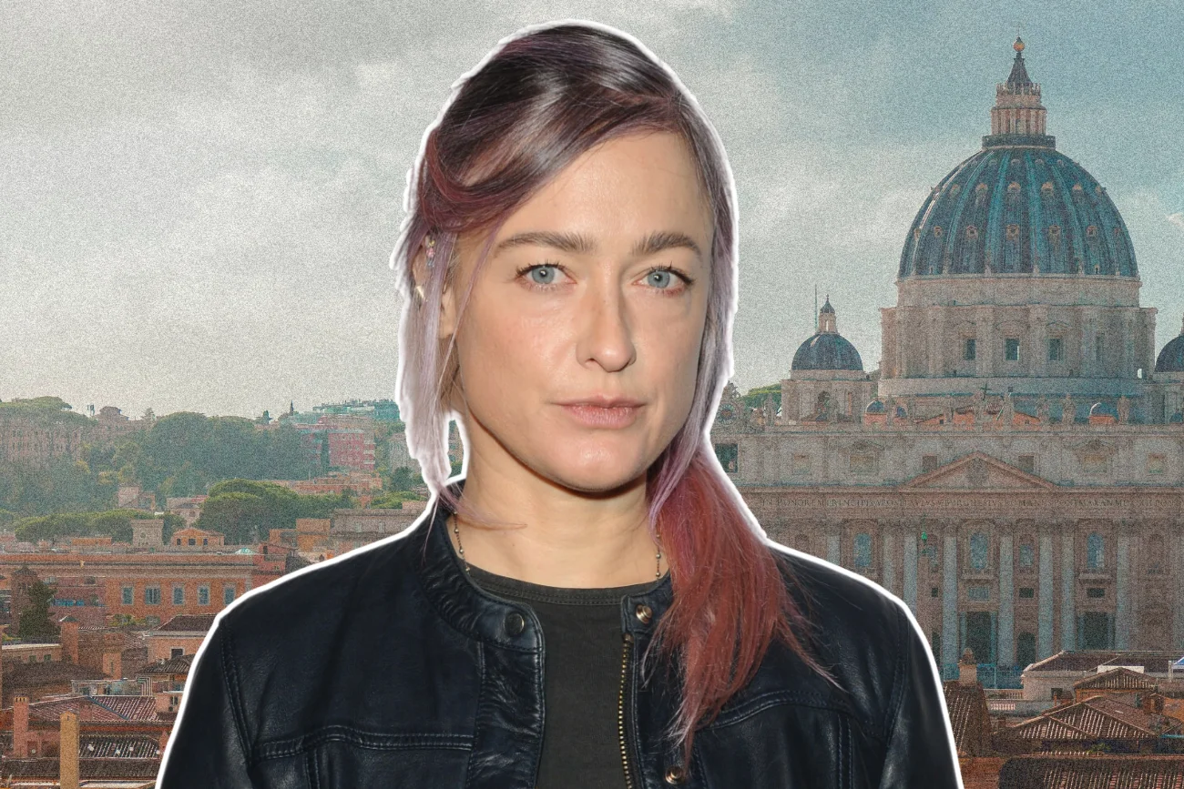Matylda Damięcka oddała hołd zmarłemu papieżowi. Tak opisała to TV Republika.