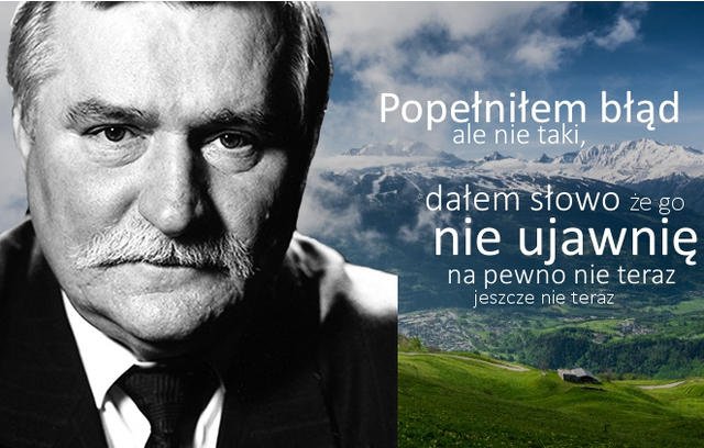 Lech Wałęsa broni się na Wykopie
