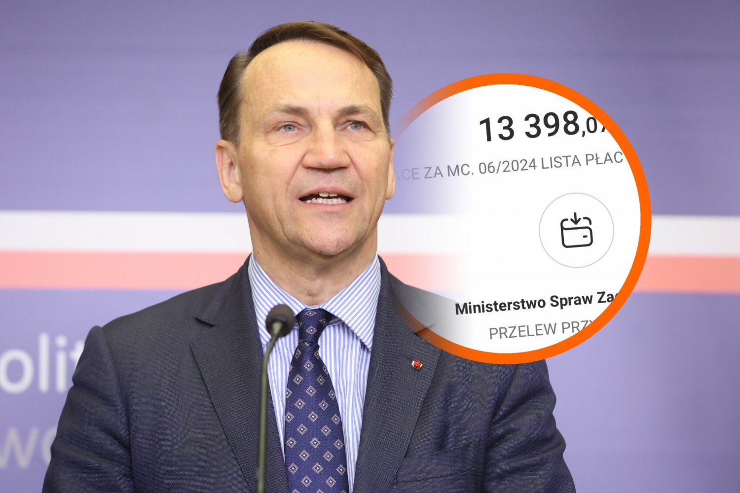 Sikorski zdradził, ile zarabia. To niewiele, jak na tak ważne stanowisko. Sikorski zdradził, ile zarabia. To niewiele, jak na tak ważne stanowisko.
