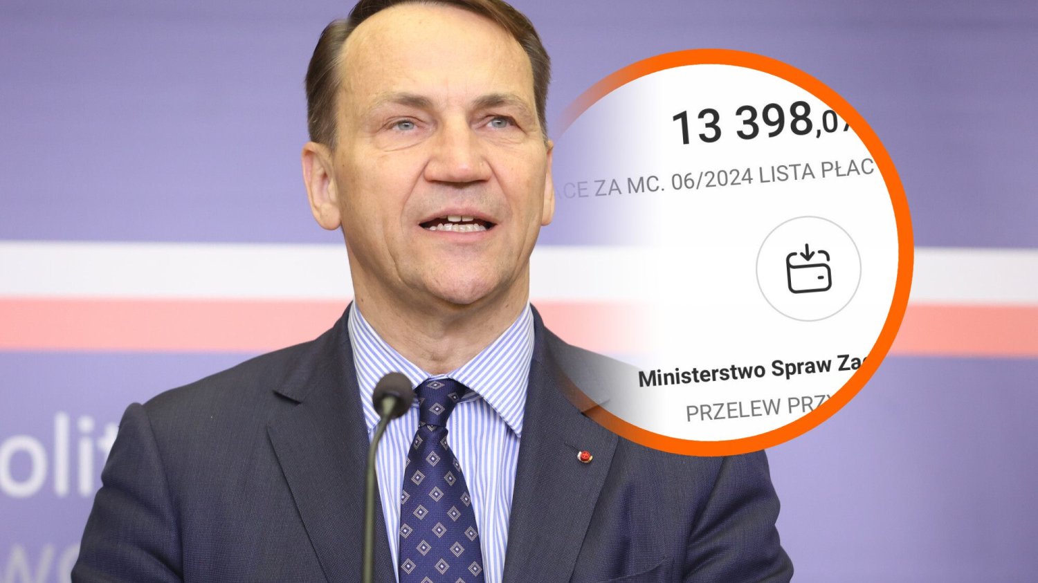 Sikorski zdradził, ile zarabia. To niewiele, jak na tak ważne stanowisko. Sikorski zdradził, ile zarabia. To niewiele, jak na tak ważne stanowisko.