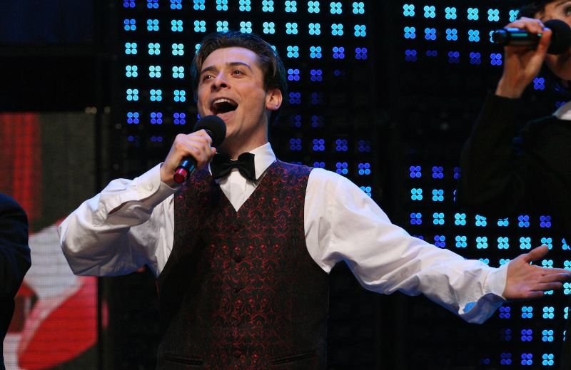 Kacper Kuszewski podczas 43. Krajowego Festiwalu Piosenki w Opolu.