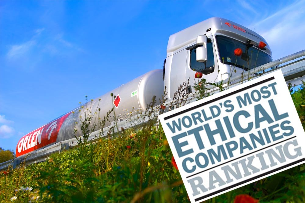PKN Orlen - jedna z "Najbardziej etycznych firm" na świecie