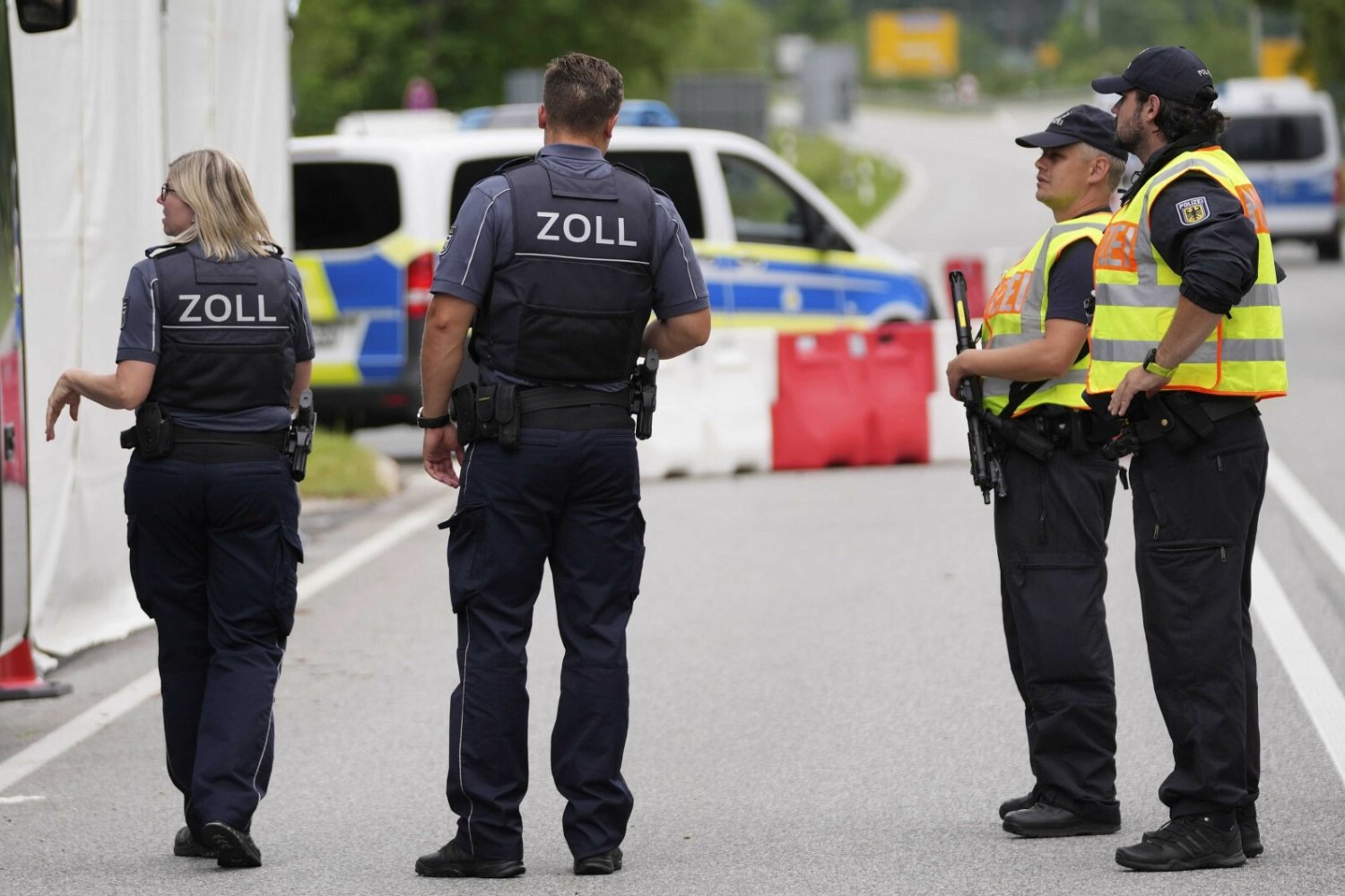 Niemiecka policja. Zdjęcie ilustracyjne.