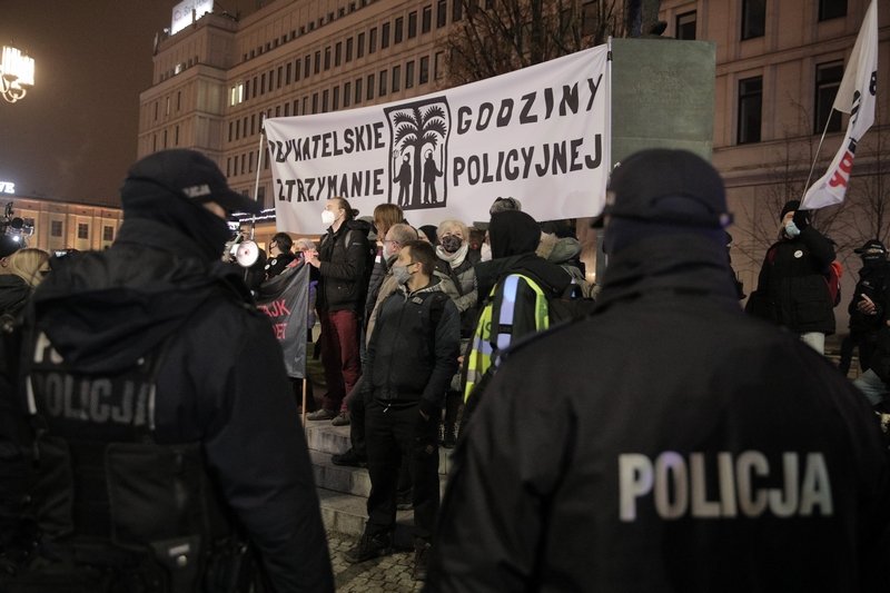 W Warszawie trwa protest Obywateli RP [FOTO]