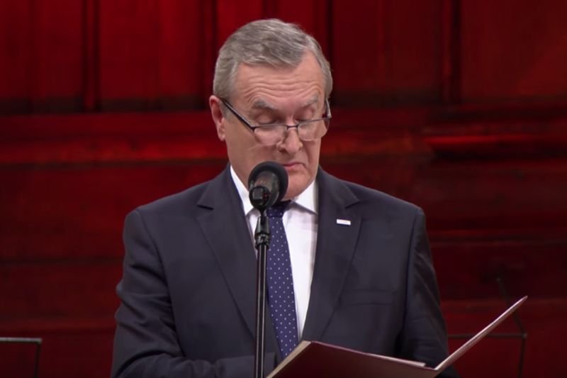 Piotr Gliński specjalnie nie powiedział na początku od kogo jest list, który miał zamiar przeczytać. Reakcja publiczności była do przewidzenia.