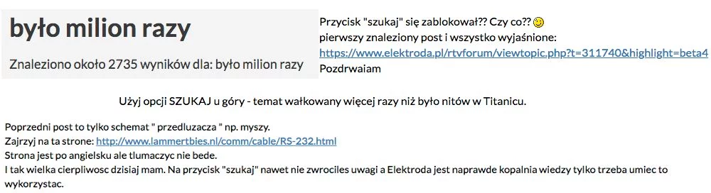 Pierwsza zasada: użyj opcji "Szukaj"