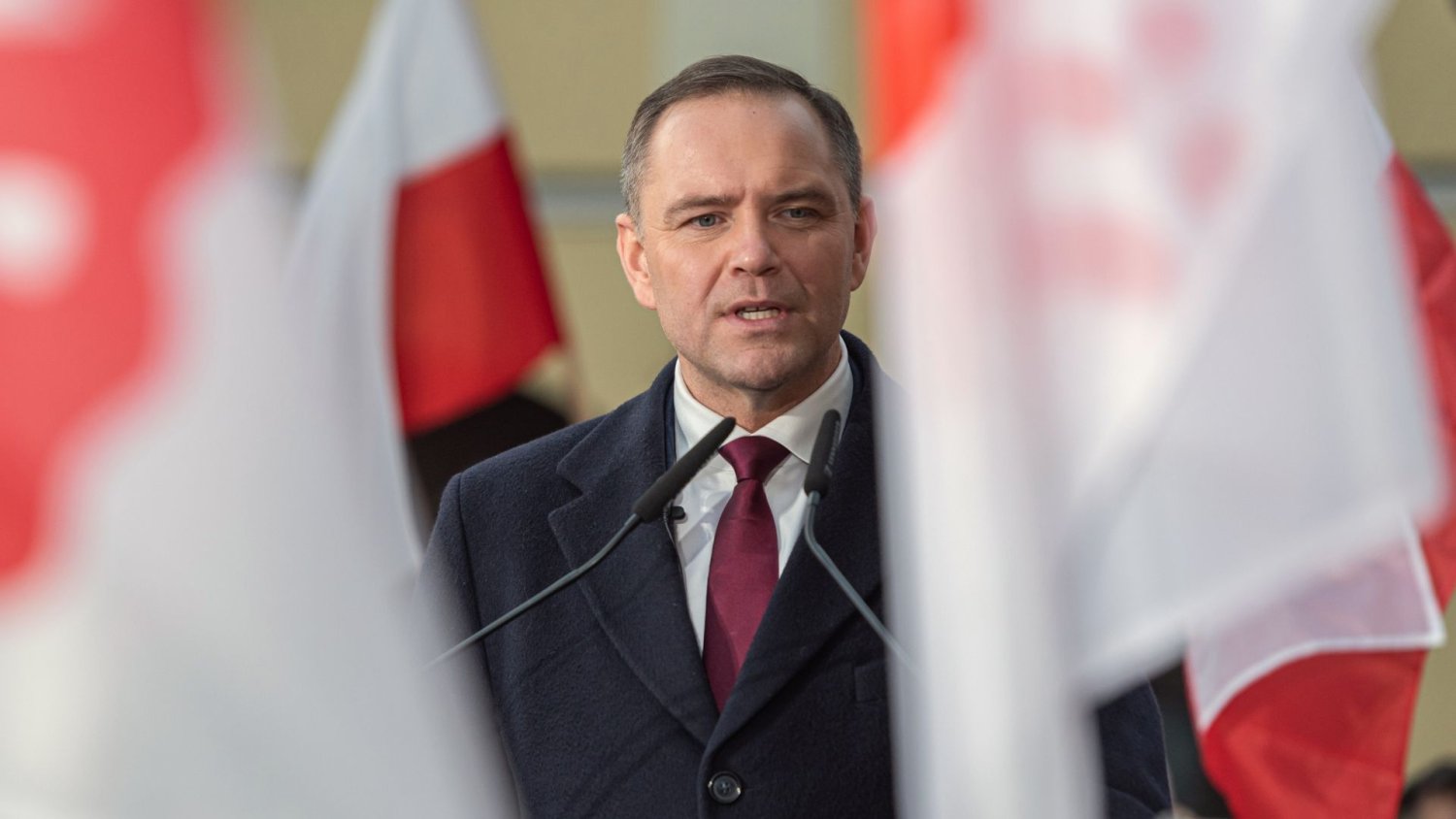 Nawrockiemu dostało się za wystąpienie 11 listopada. "Robi sobie wiec"