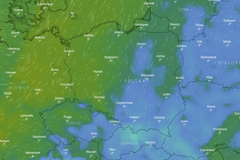 Pogoda w Polsce zmieni się za kilka dni. Będzie chłodniej i pojawią się opady.