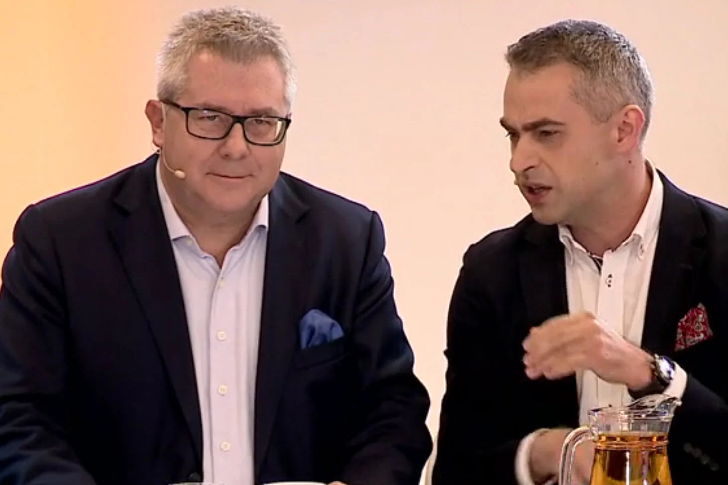 W programie poza Ryszardem Czarneckim pojawił się też m.in. Krzysztof Gawkowski z SLD.