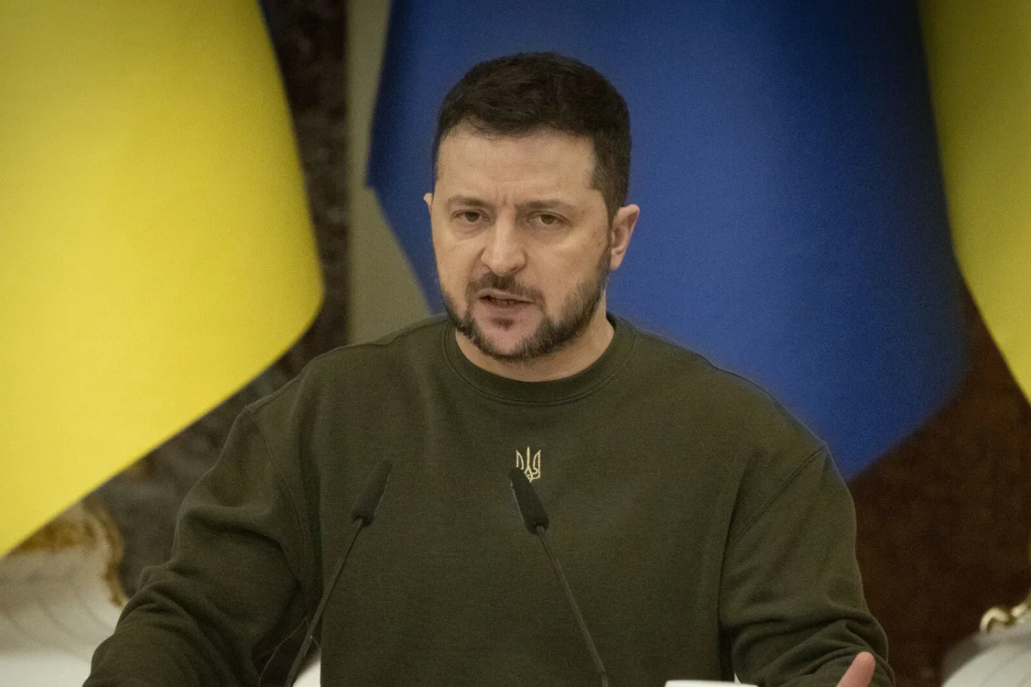 Wołodymyr Zełenski podziękował Andrzejowi Dudzie.