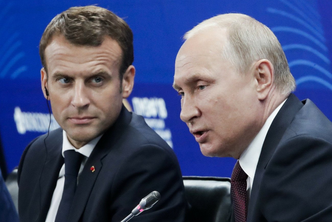 Emmanuel Macron zadzwonił do Władimira Putina pierwszy raz od miesiąca