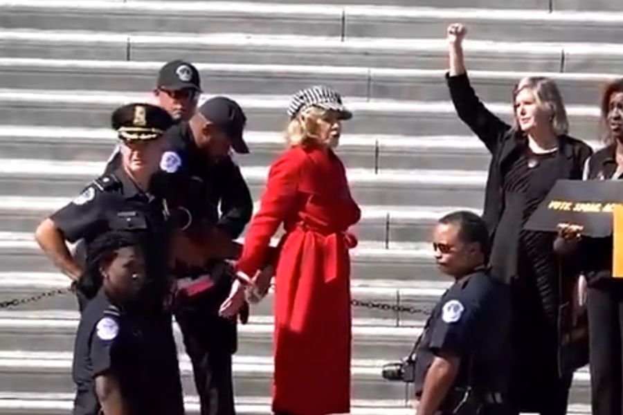 Jane Fonda została aresztowana podczas społecznego protestu w obronie klimatu