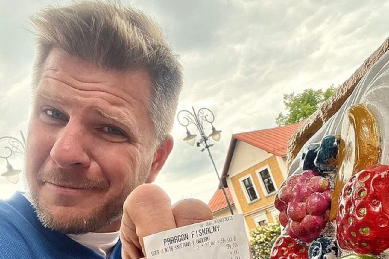 Filip Chajzer pokazał, ile musiał zapłacić za dwa gofry.