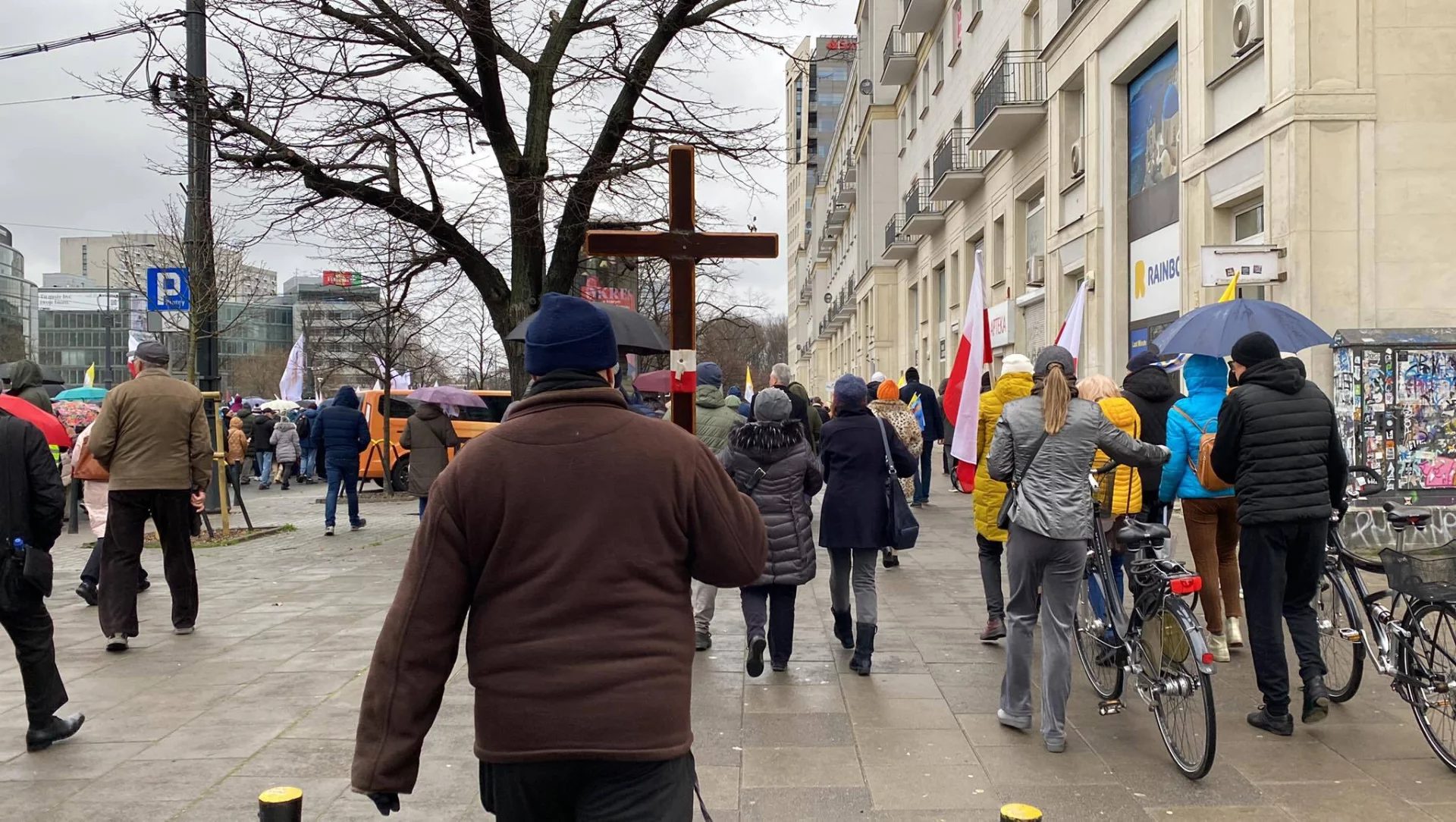 Narodowy Marsz Papieski w Warszawie Narodowy Marsz Papieski w Warszawie