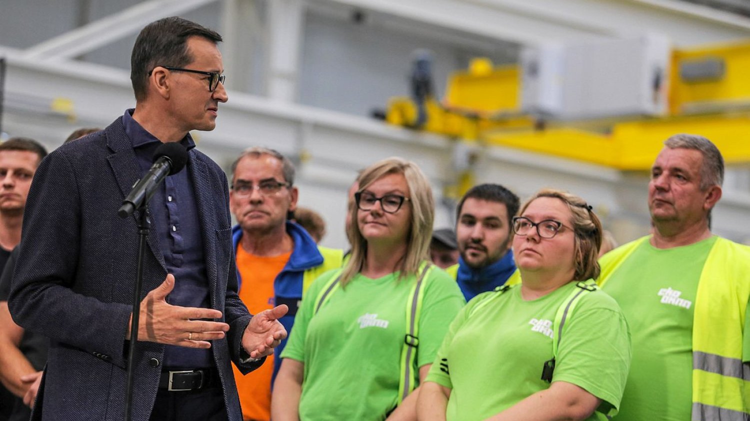 Fabrykę Eko Okien często wizytowali politycy PiS, Mateusz Morawiecki jako premier nie mógł się jej nachwalić