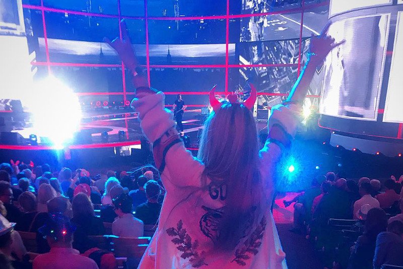 Majdanowie bawią się na festiwalu Top of the Top Sopot.