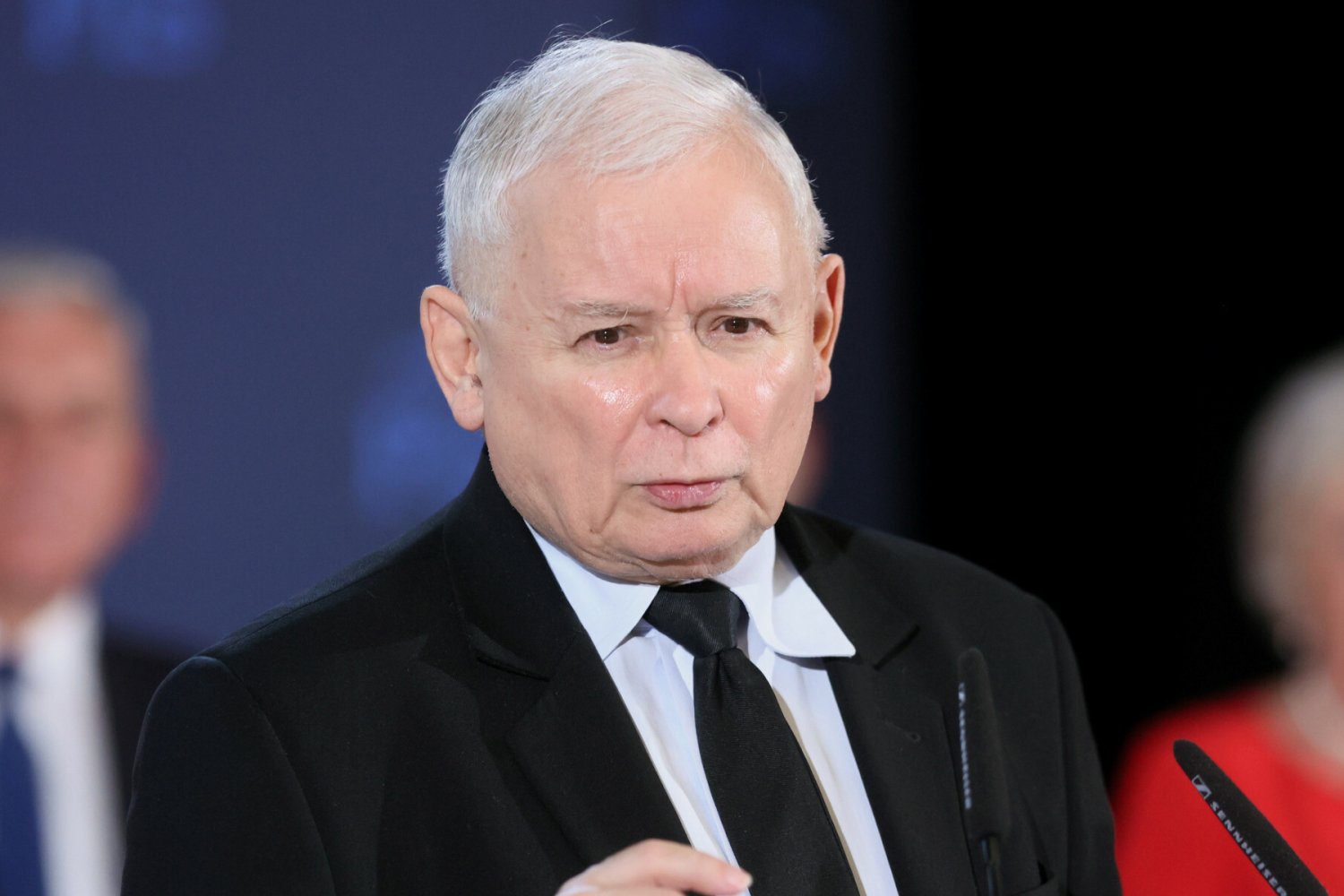 Jarosław Kaczyński skrytykował dziennikarkę podczas konferencji.
