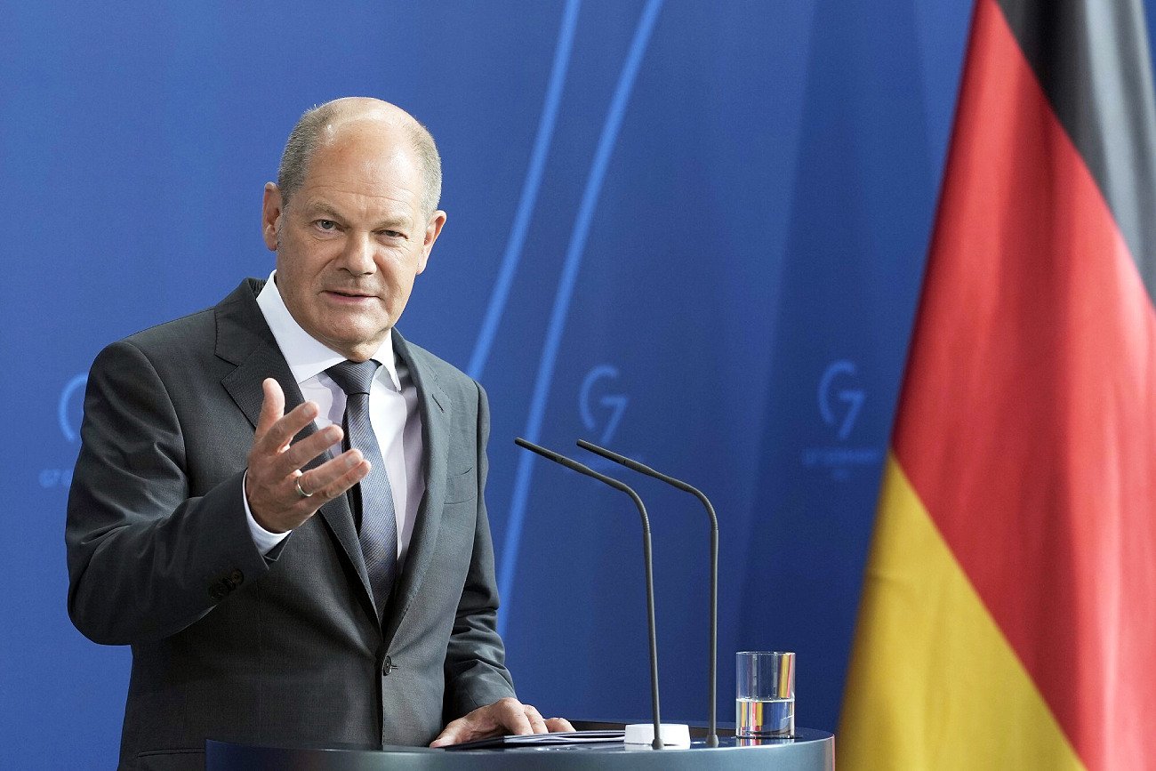 Kanclerz Olaf Scholz poinformował, że Niemcy otrzymają możliwie duże dostawy norweskiego gazu. Kanclerz Olaf Scholz.