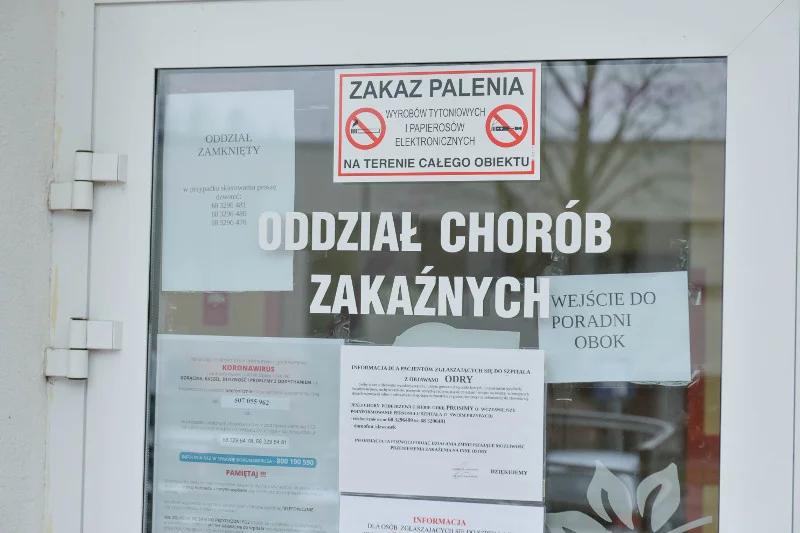 Pacjent z koronawirusem z Cybinki trafił do szpitala w Zielonej Górze.