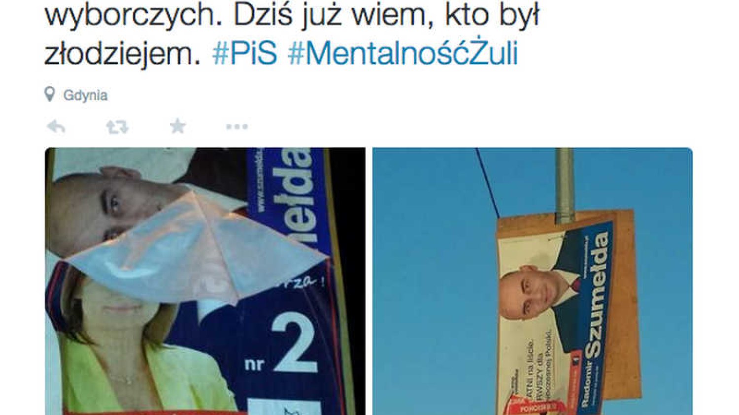 Radomir Szumełda i Agnieszka Pomaska z PO oskarżają PiS o kradzież materiałów wyborczych.