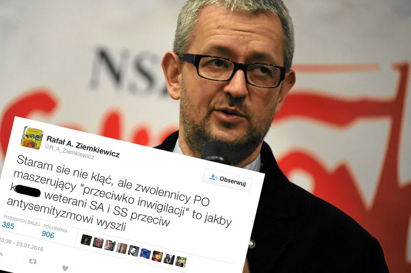 Rafał Ziemkiewicz w mocnych słowach ocenił uczestników protestów.
