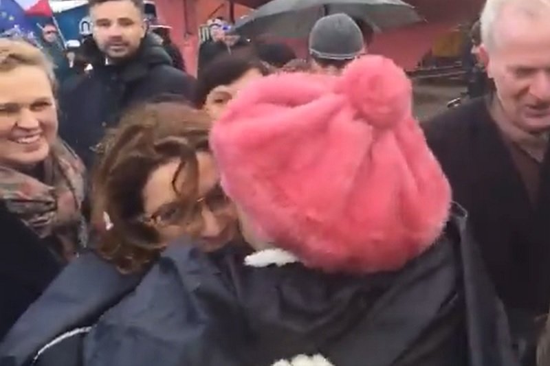 Małgorzata Kidawa-Błońska w Pucku mogła liczyć na pozytywne reakcje mieszkańców.