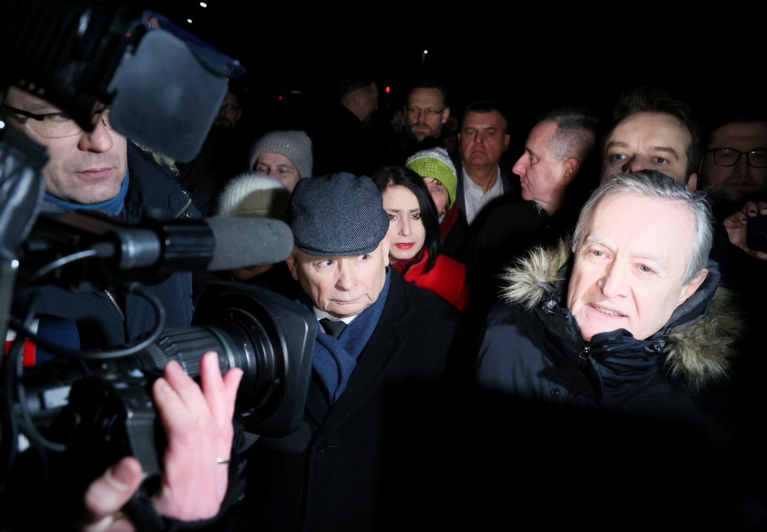 Kaczyński mówił o "zakapturzonych osobach". Reakcja Glińskiego bezcenna