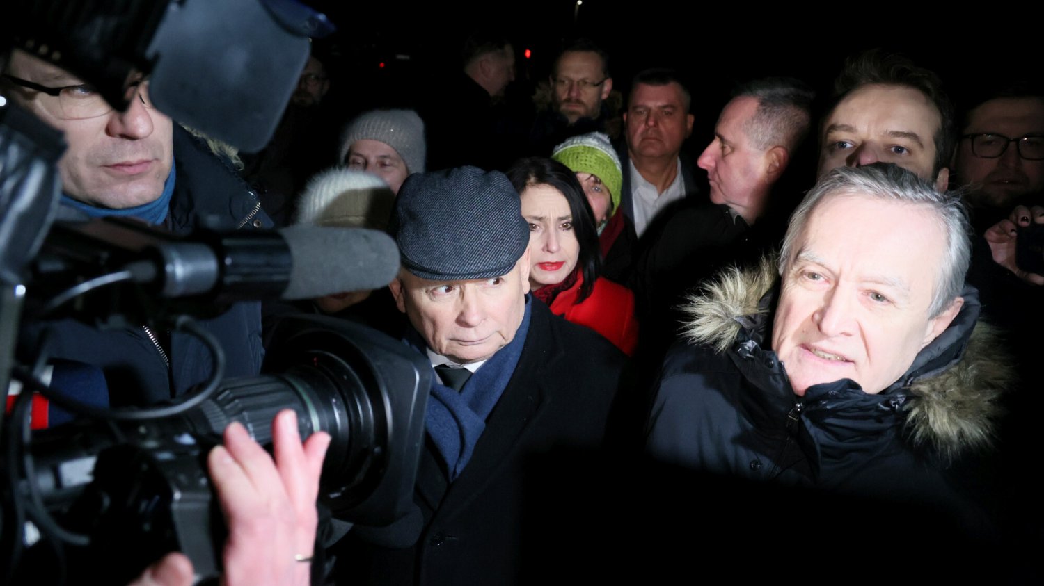 Kaczyński mówił o "zakapturzonych osobach". Reakcja Glińskiego bezcenna